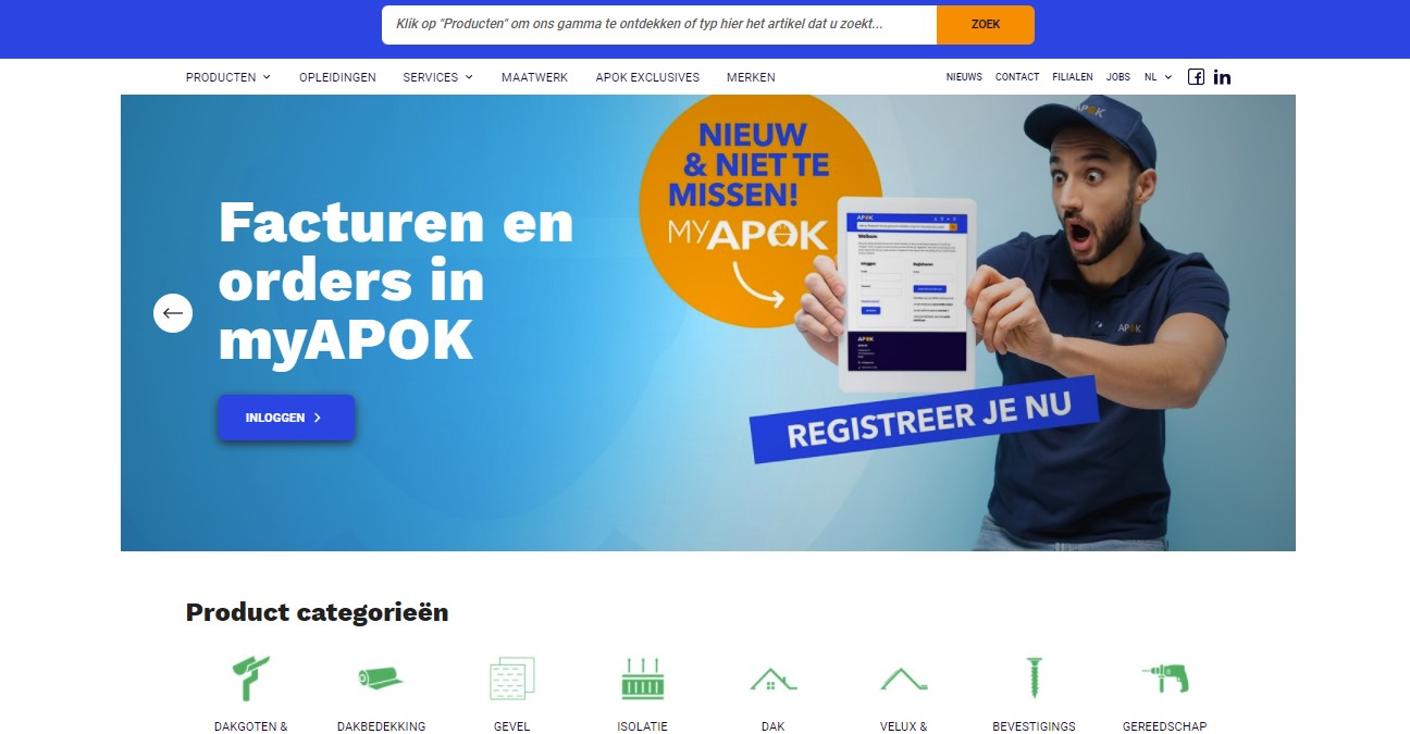 APOK website screenshot