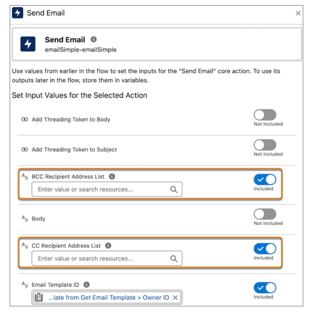 Send Email Action