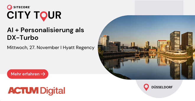 banner of the Sitecore City Tour event